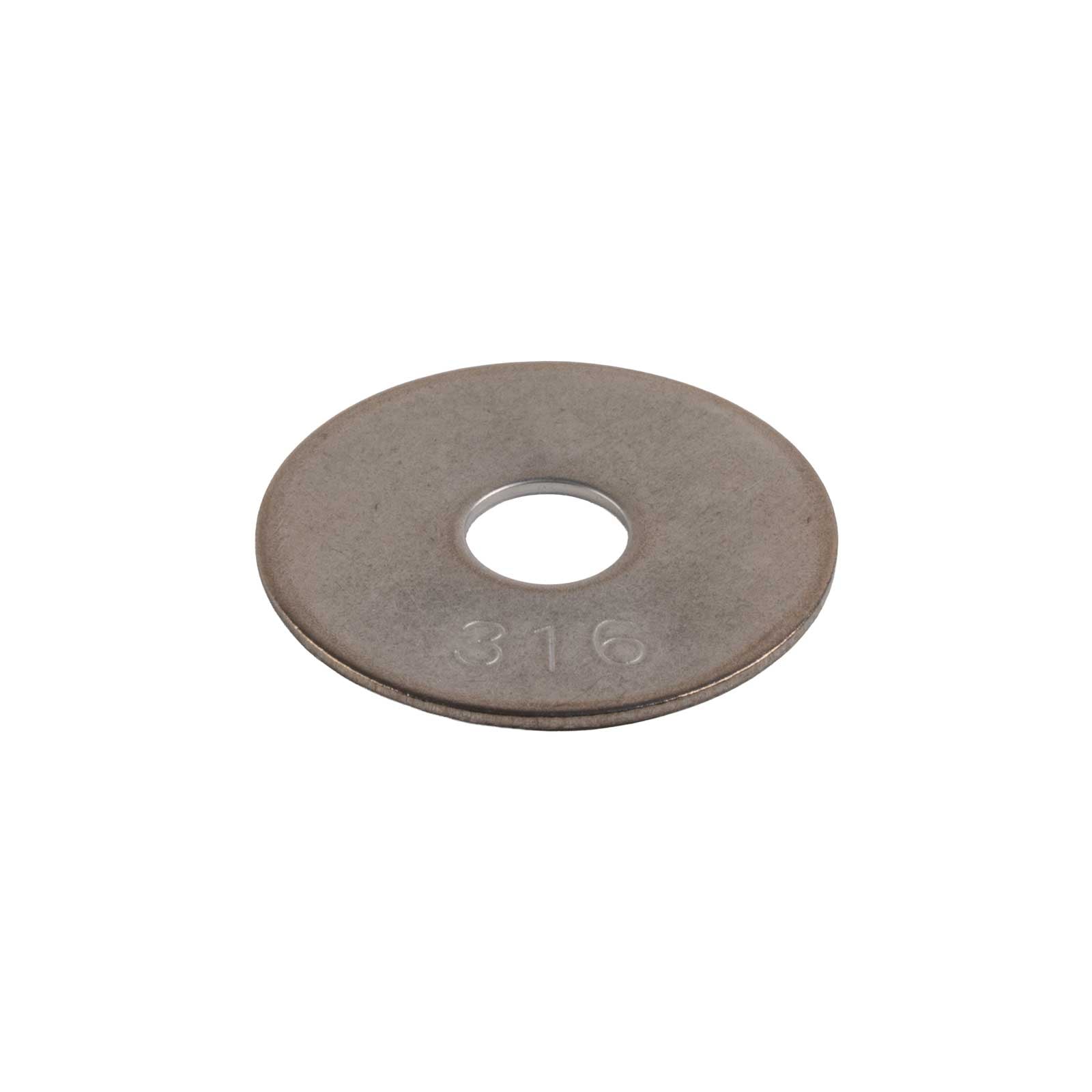 Conquest 5/16" x 1-1/4" Fender Washer - 316 Stainless Steel, .050"