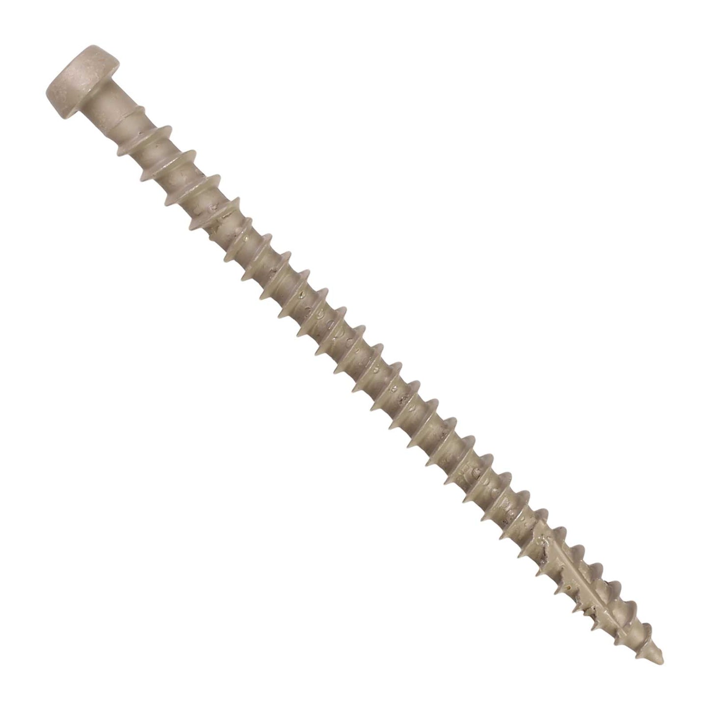 #10 x 2-3/4" Simpson Strong-Tie DCU T20 Cap Head Composite Deck Screw - Quik Guard Coating, Gray 01, Pkg. 1,750