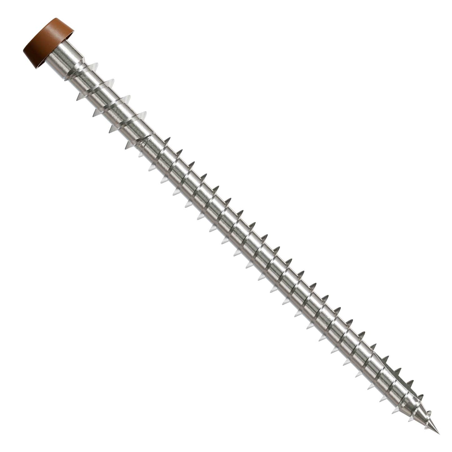 #10 x 2-3/4" Simpson Strong-Tie DCU T20 Cap Head Composite Deck Screw - 305 Stainless Steel, Red, Pkg. 350