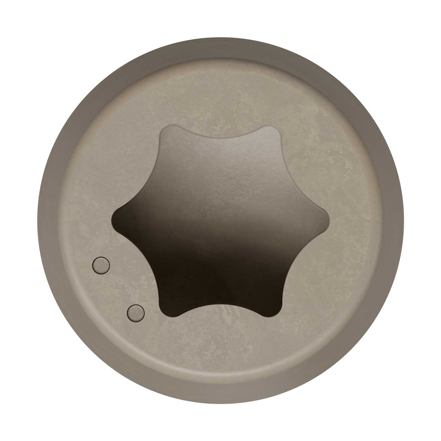 #10 x 2-3/4" Simpson Strong-Tie DCU T20 Cap Head Composite Deck Screw - 305 Stainless Steel, Gray 05, Pkg. 350
