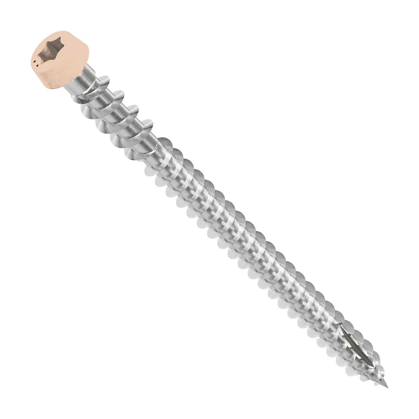 #10 x 2-3/4" Simpson Strong-Tie DCU T20 Cap Head Composite Deck Screw - 305 Stainless Steel, Tan 05, Pkg. 350