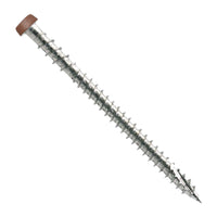 #10 x 2-3/4" Simpson Strong-Tie DCU Collated T20 Cap Head Composite Deck Screw - 316 Stainless Steel, Red, Pkg. 1,000
