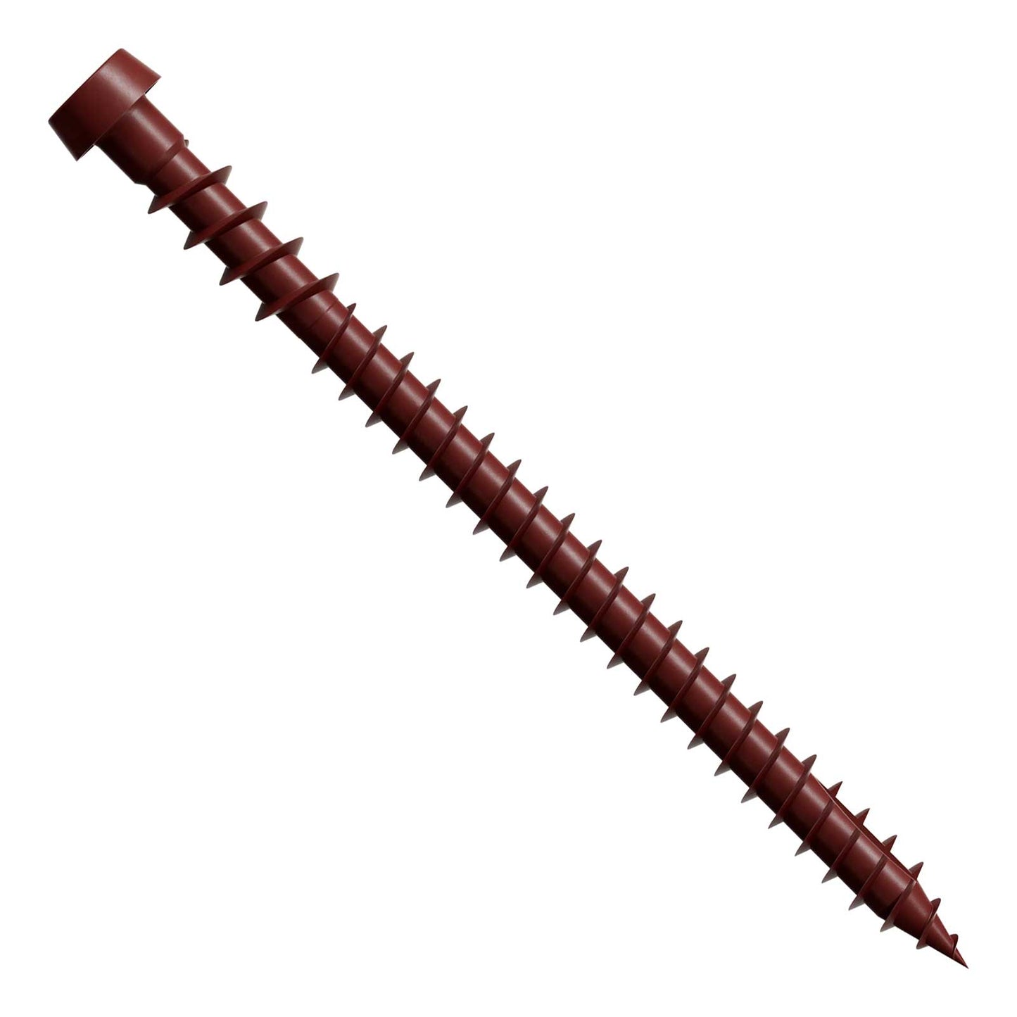 #10 x 2-3/4" Simpson Strong-Tie DCU T20 Cap Head Composite Deck Screw - Quik Guard Coating, Red 01, Pkg. 1,750
