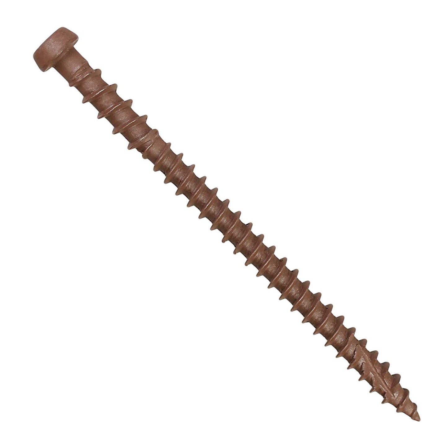 #10 x 2-3/4" Simpson Strong-Tie DCU T20 Cap Head Composite Deck Screw - Quik Guard Coating, Red, Pkg. 1,750