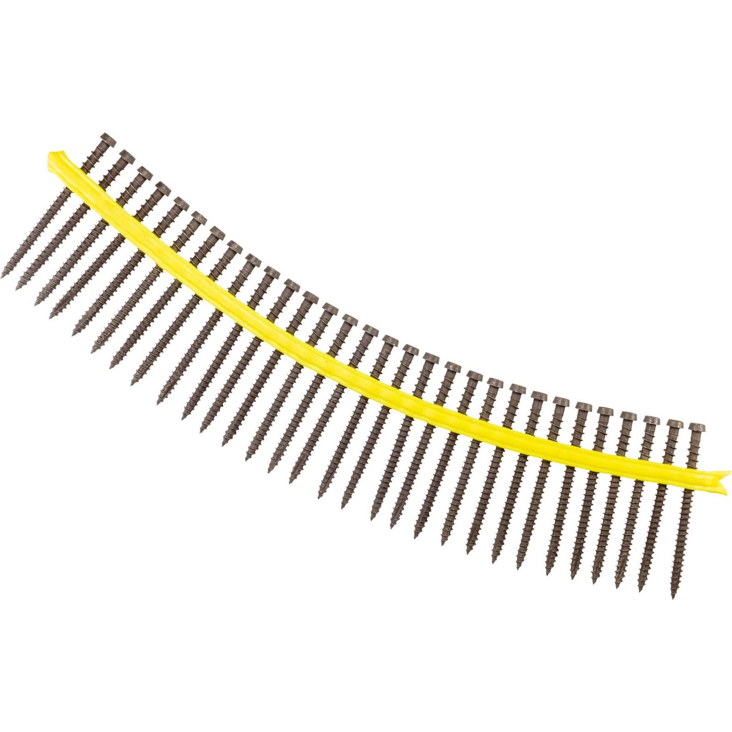 #10 x 2-3/4" Simpson Strong-Tie Quik Drive DCU Collated Composite Decking Screws - 305 Stainless Steel, Brown 01, Pkg. 1,000