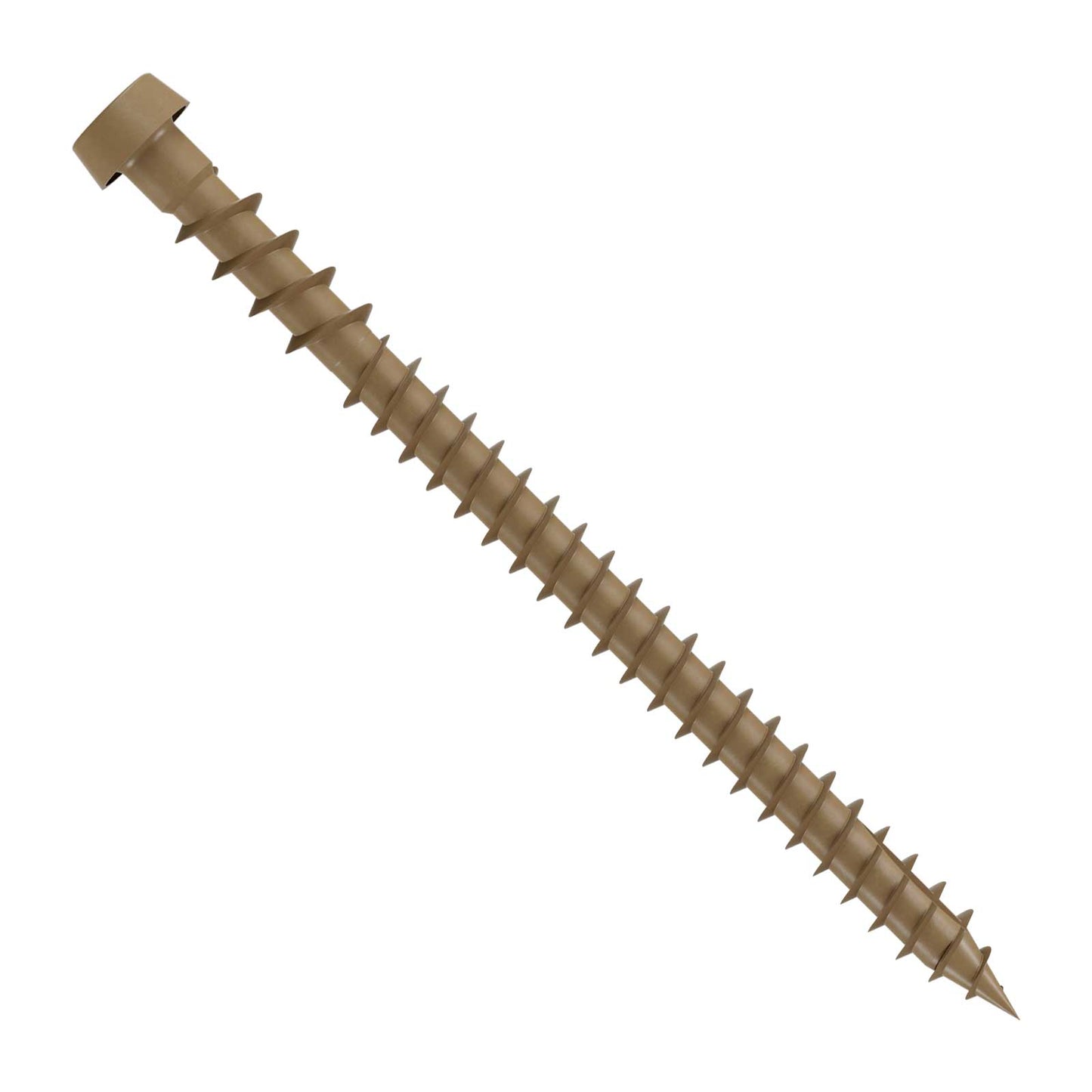 #10 x 2-3/4" Simpson Strong-Tie Quik Drive DCU Collated Composite Decking Screws - Brown 05, Pkg. 1,000