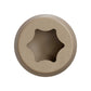 #10 x 2-3/4" Simpson Strong-Tie DCU T20 Cap Head Composite Deck Screw - Quik Guard Coating, Tan 02, Pkg. 350
