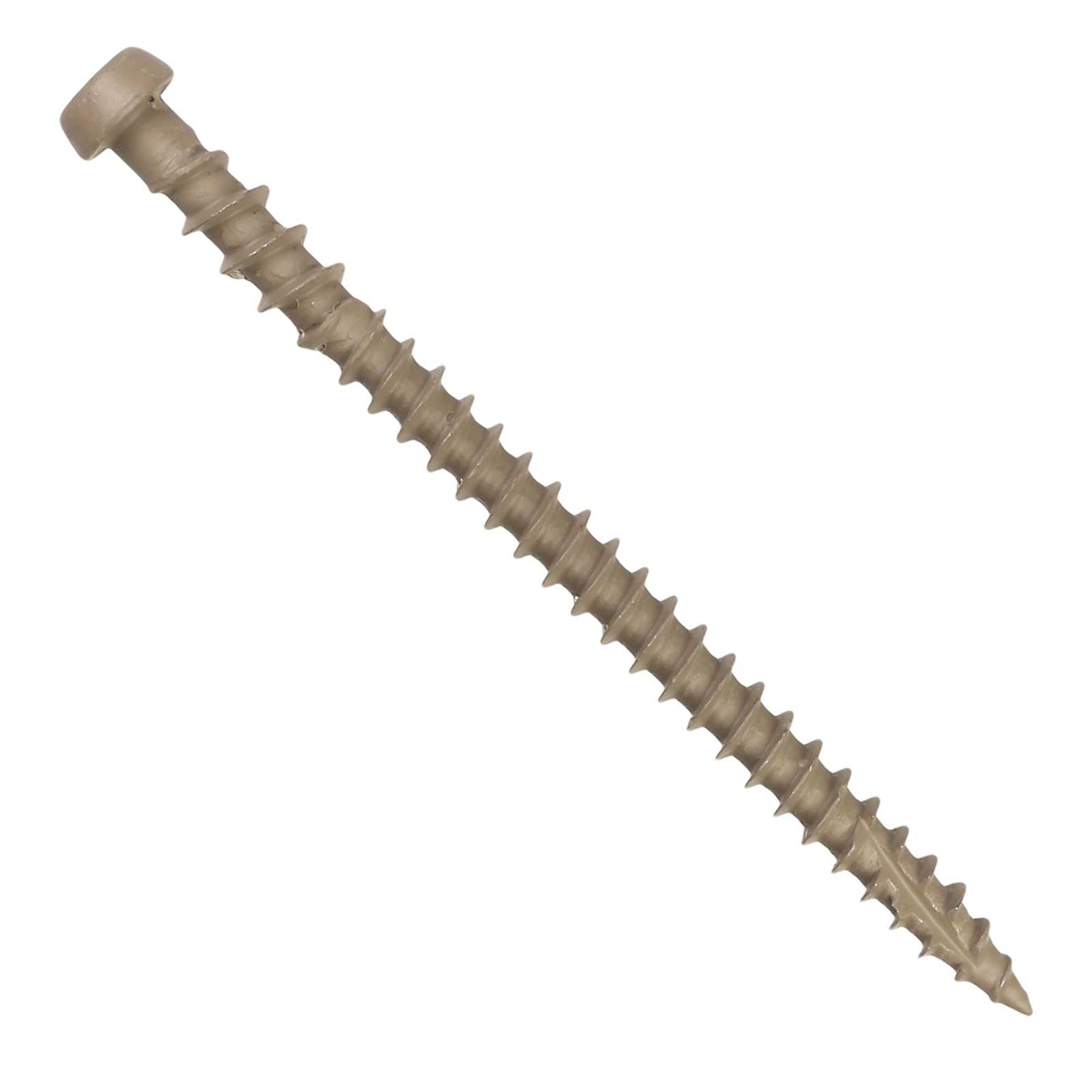 #10 x 2-3/4" Simpson Strong-Tie DCU T20 Cap Head Composite Deck Screw - Quik Guard Coating, Tan, Pkg. 1,750