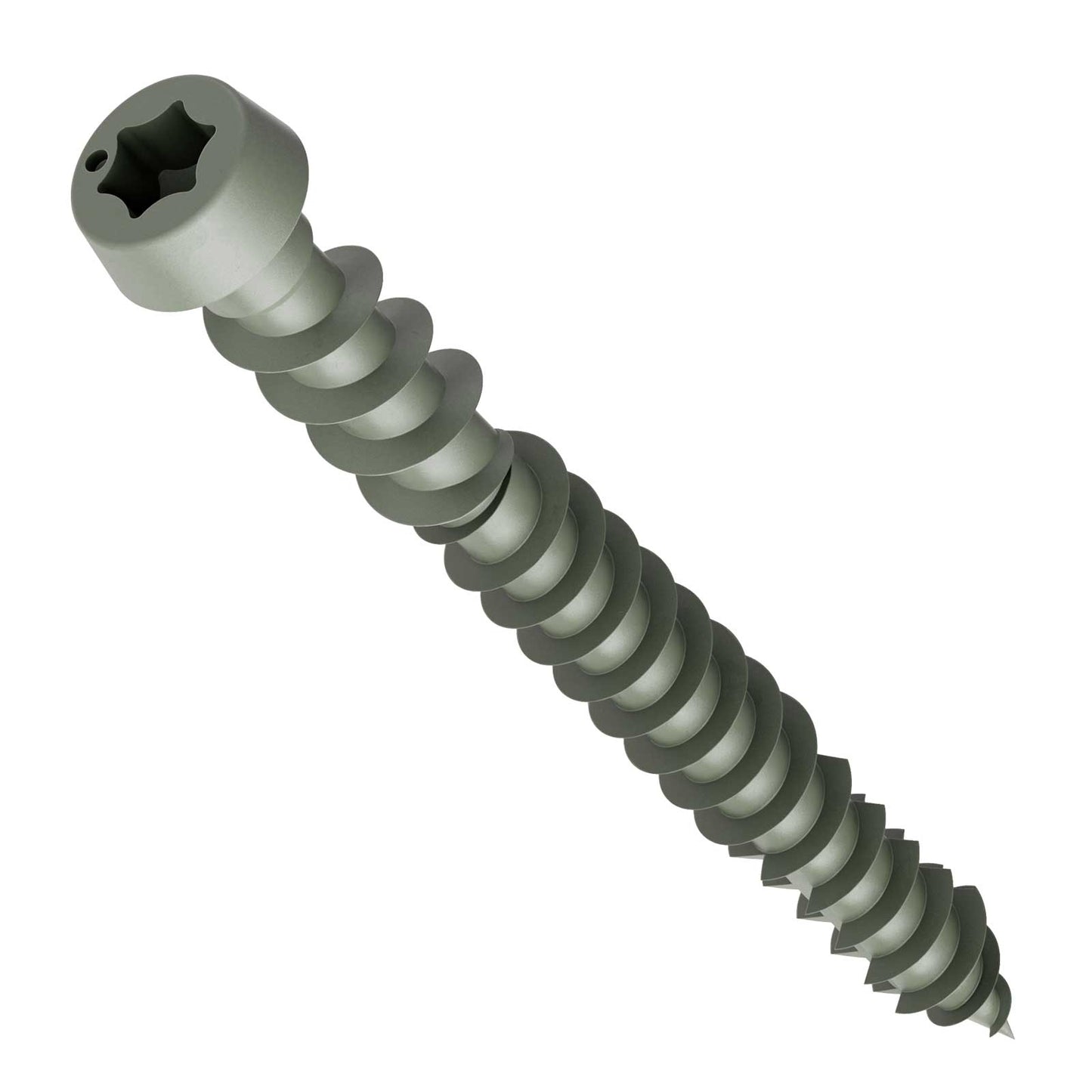 #10 x 2" Simpson Strong-Tie DCU T20 Cap Head Composite Deck Screw - Quik Guard Coating, Gray, Pkg. 70