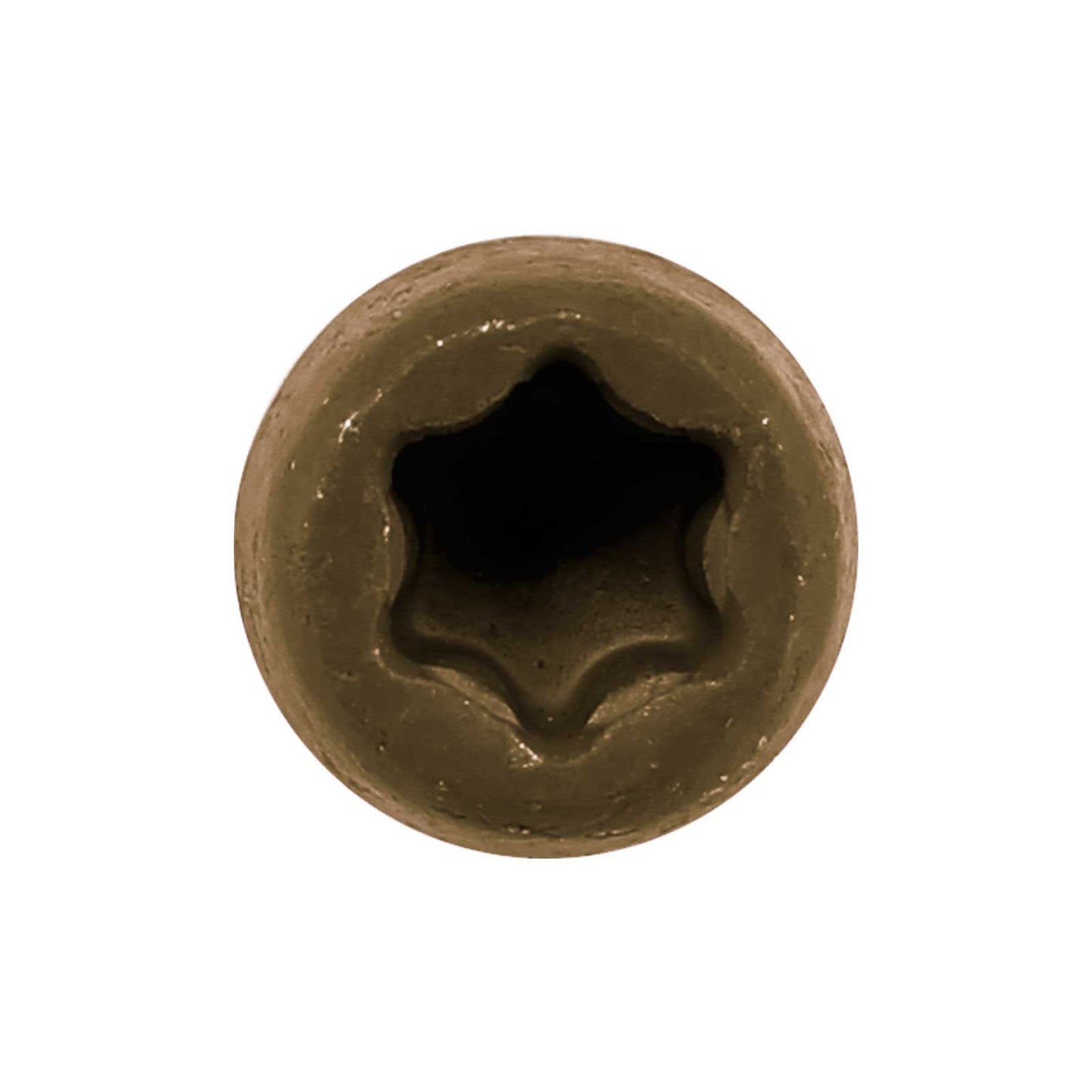 #10 x 2-3/4" Simpson Strong-Tie DCU T20 Cap Head Composite Deck Screw - Quik Guard Coating, Brown 01, Pkg. 70