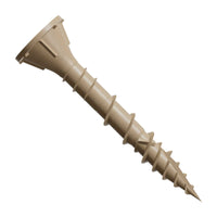 #8 x 1-1/4" Simpson Strong-Tie Deck-Drive T25 DSV Wood Screw - Quik Guard Coating, Tan, Pkg 1 lb