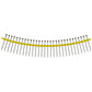 collated trim head screws - brown 01