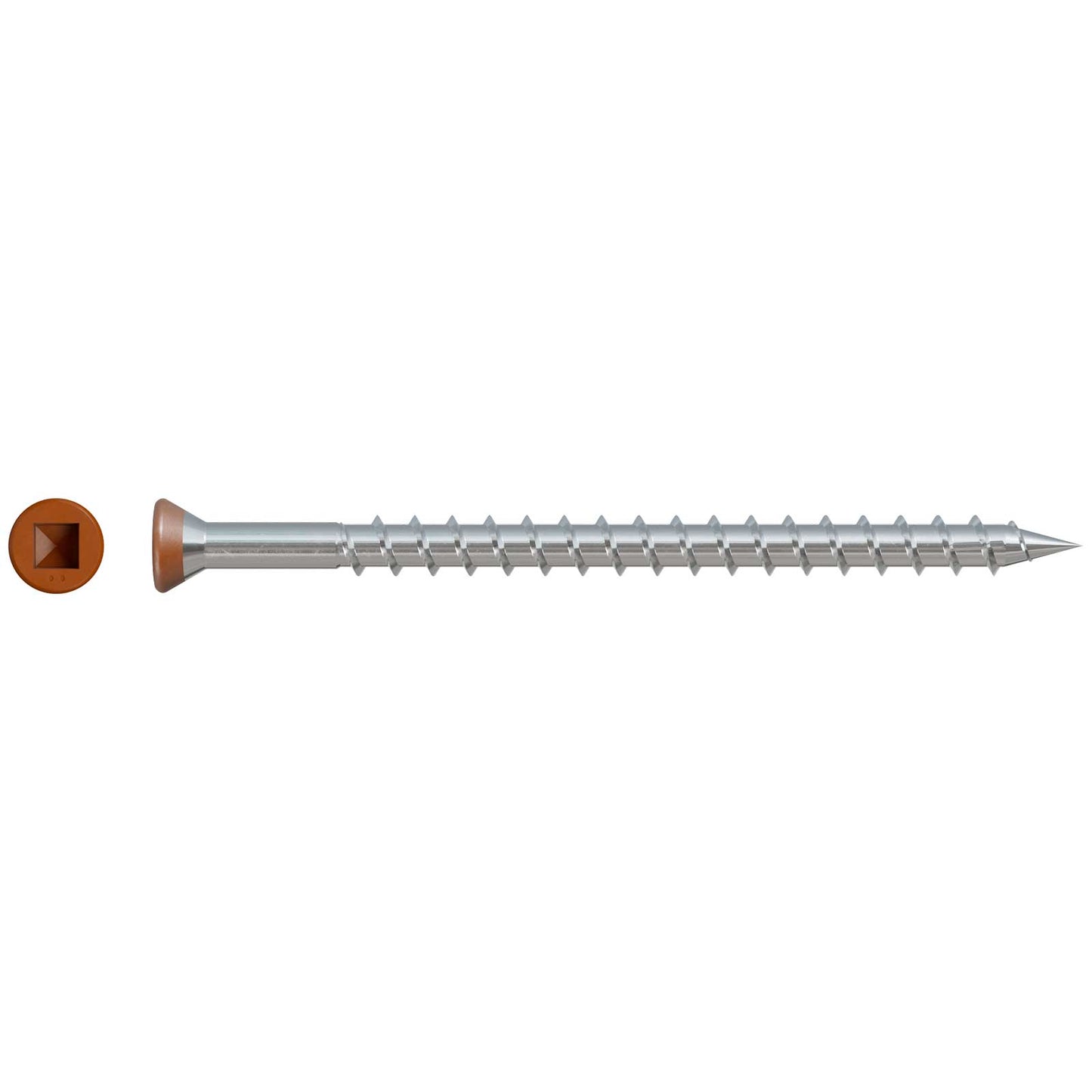 square drive trim head screw