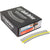 Box of Quik Drive nails with a strip of nails in front on a white background