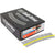 Box of Quik Drive nails with a strip of nails in front on a white background