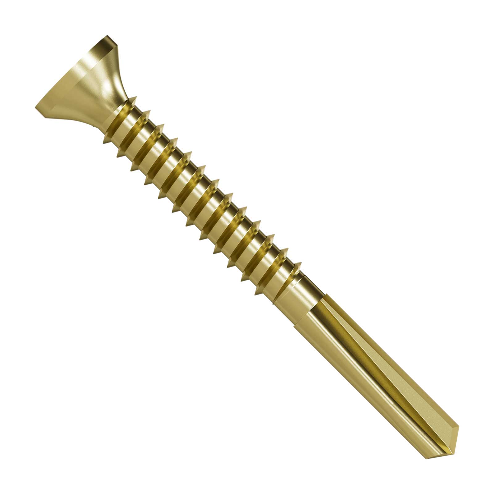 #10 x 1-3/4" Strong-Drive PPHD Sheathing-To-CFS Screw, Yellow-Zinc Coated - Pkg 4000