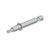 Metal drill bit on a white background