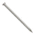 Metal screw on a white background