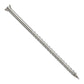 Metal screw on a white background