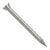 Metal screw on a white background