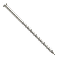 #9 x 3-1/2" Simpson Strong-Tie #1 Square Trim Head Deck Screws - 305 Stainless Steel, Pkg. 1 Lb.