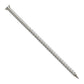 Metal screw on a white background