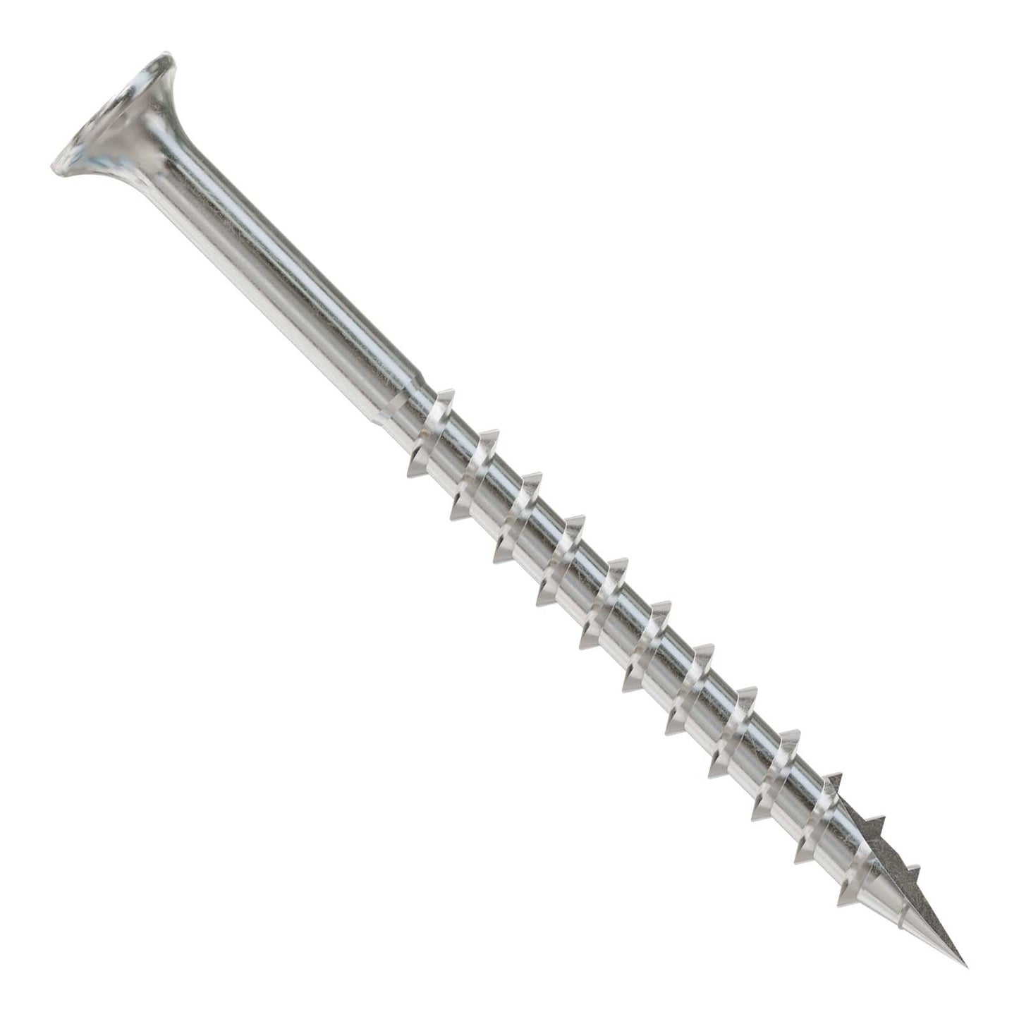 #10 x 2-1/2" Simpson Strong-Tie Square Drive Bugle-Head Wood Screw - 305 Stainless Steel, Pkg. 1 Lb.