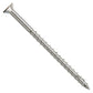 Metal screw on a white background