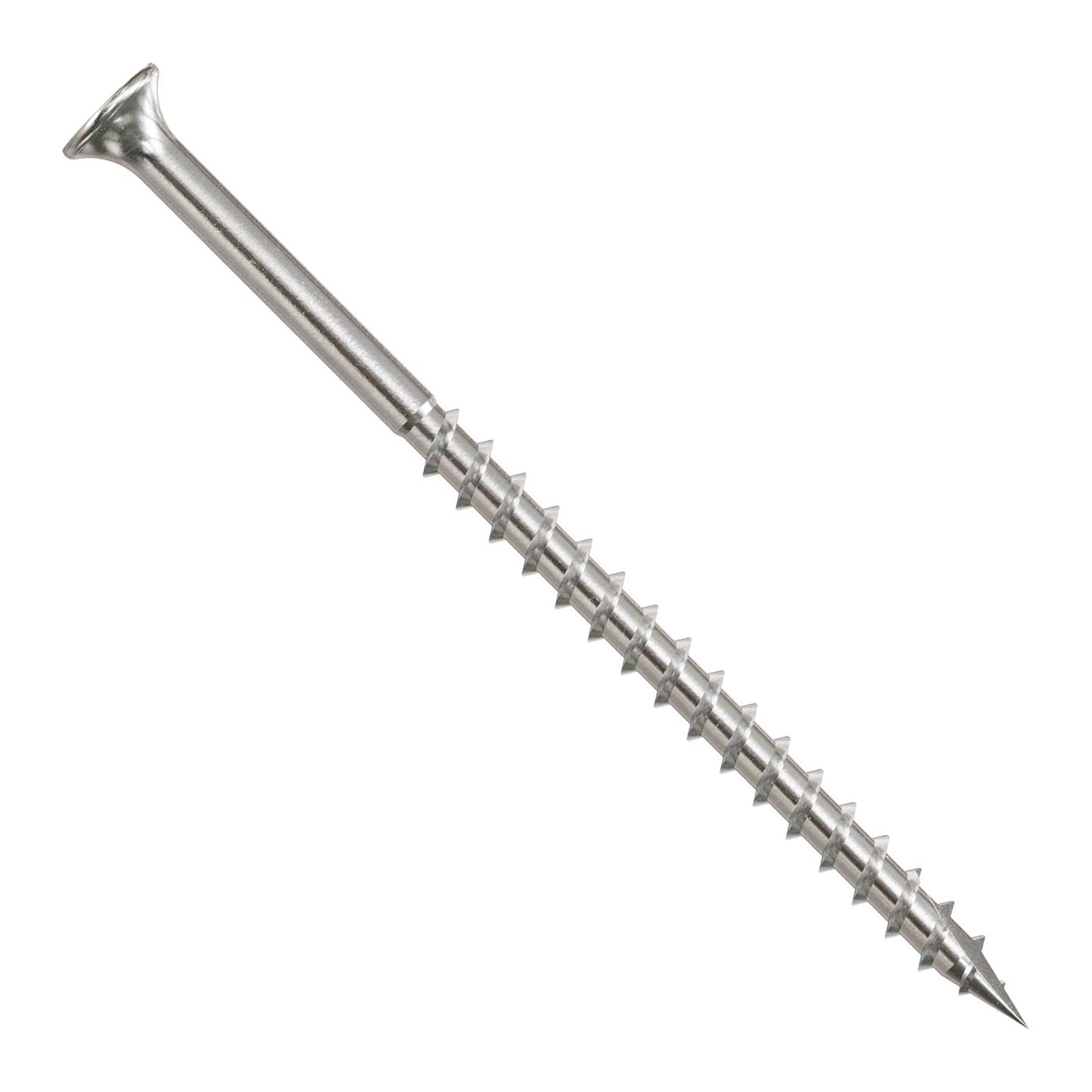 #10 x 3-1/2" Simpson Strong-Tie Square Drive Bugle-Head Wood Screw - 305 Stainless Steel, Pkg. 1 Lb.