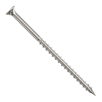 #10 x 3-1/2" Simpson Strong-Tie Square Drive Bugle Head Deck Screw - 305 Stainless Steel, Pkg. 1,000