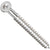 Metal drill bit on a white background