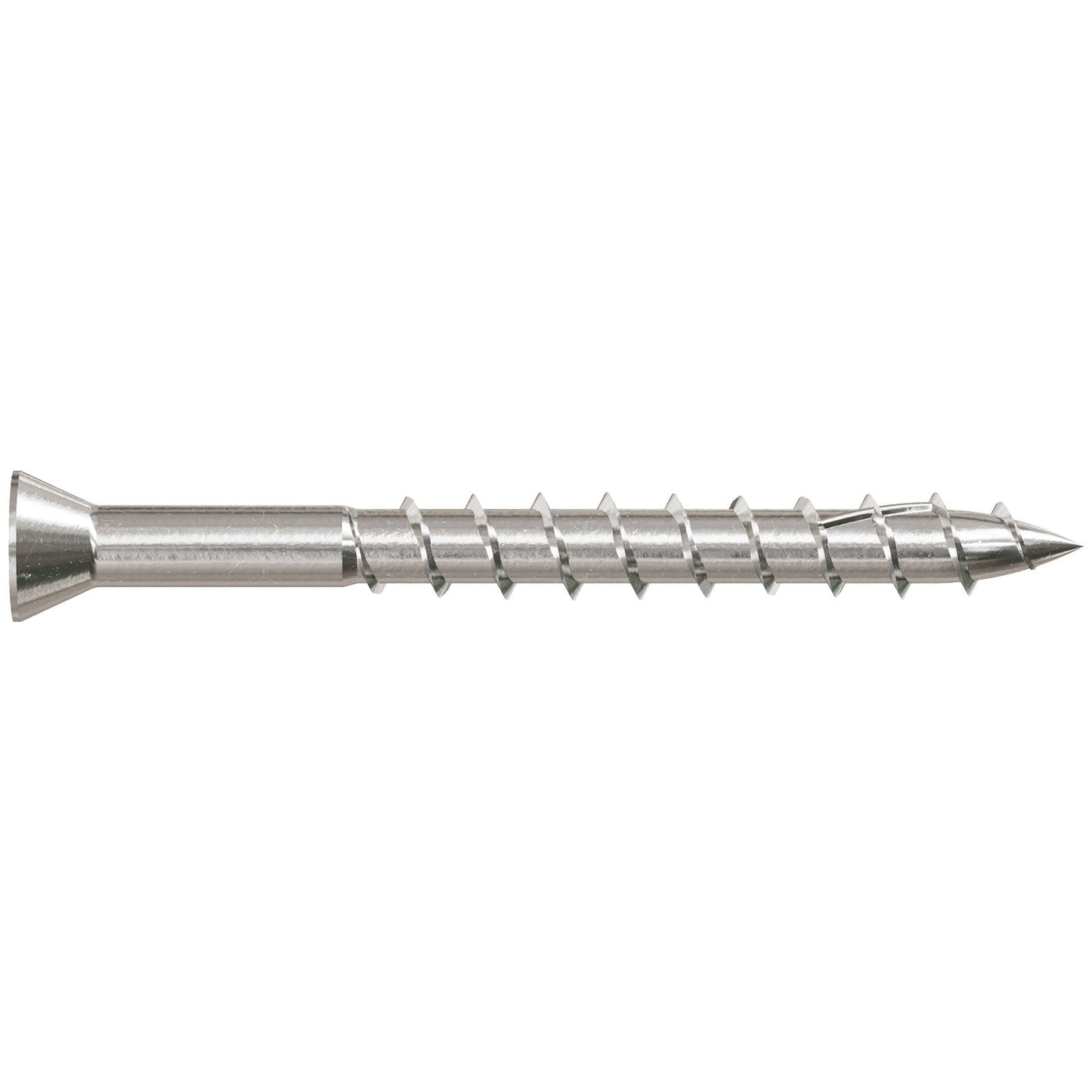 Simpson T07162FWP #7 x 1-5/8" T15 DWP Trim Head Wood Screw - 316 Stainless Steel, Pkg 100