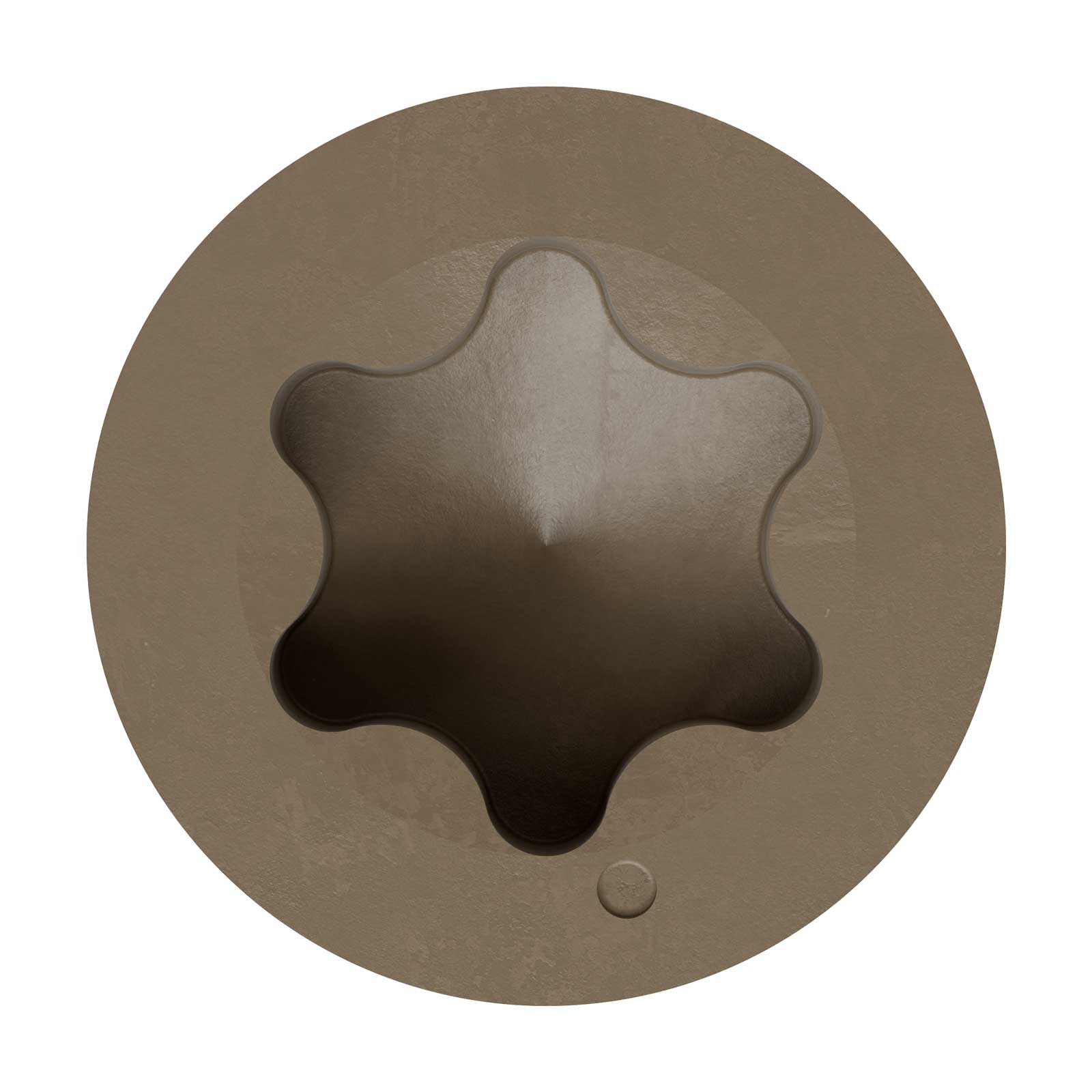 6-lobe head detail