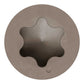 #7 x 2-1/4" Simpson Strong-Tie T15 Trim Head Deck Screw - 316 Stainless Steel, Gray 01, Pkg. 70