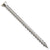 Metal screw on a white background