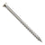 Metal screw on a white background