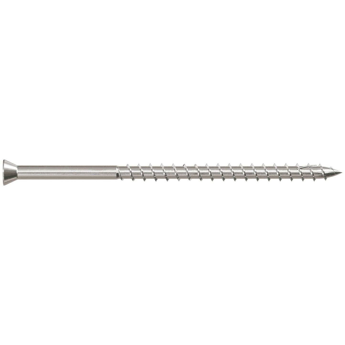Deck-Drive T15 DWP #7 x 3" Trim Head Wood Screw - 316 Stainless Steel, .6 lb (60 Fasteners)