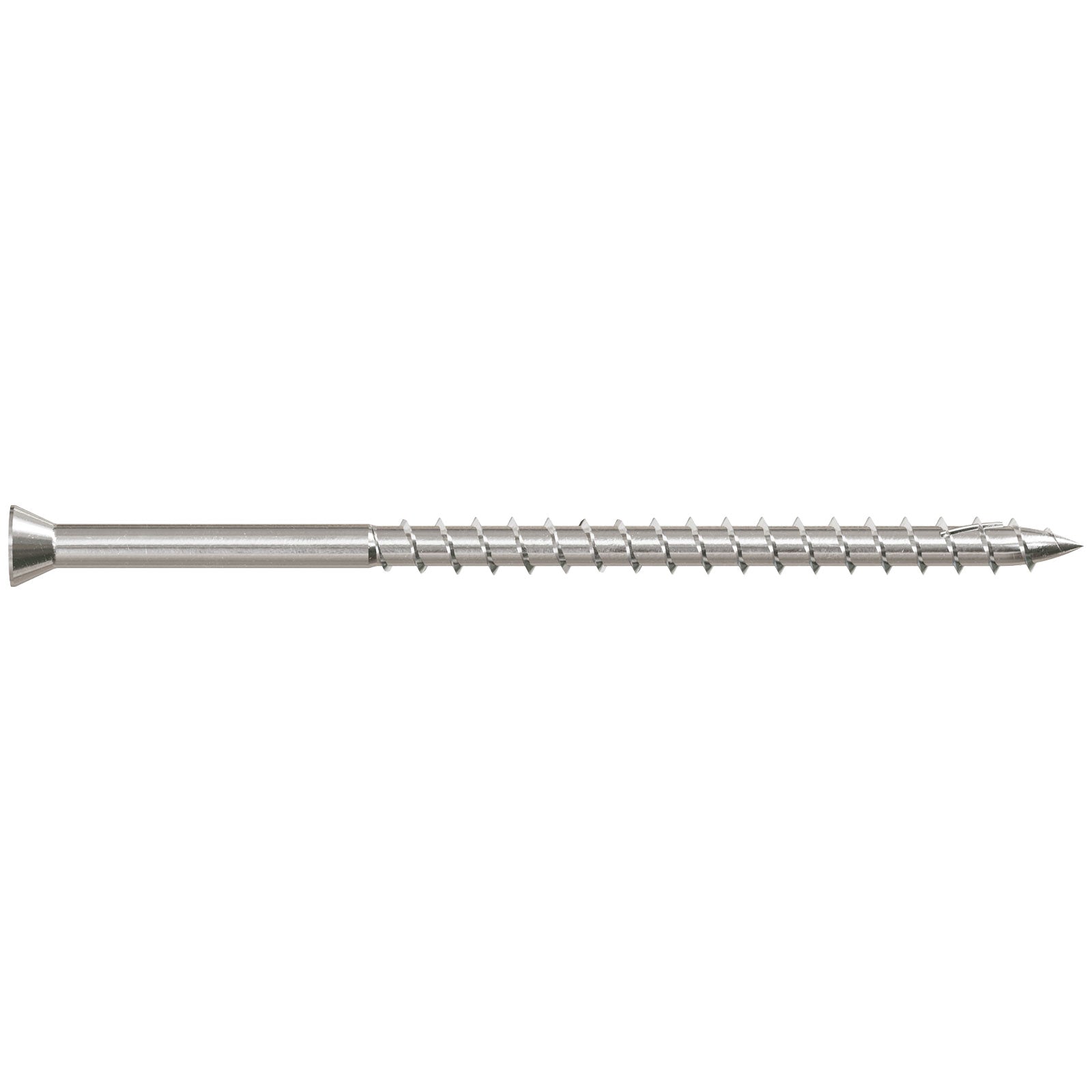 Deck-Drive T15 DWP #7 x 3" Trim Head Wood Screw - 316 Stainless Steel, .6 lb (60 Fasteners)