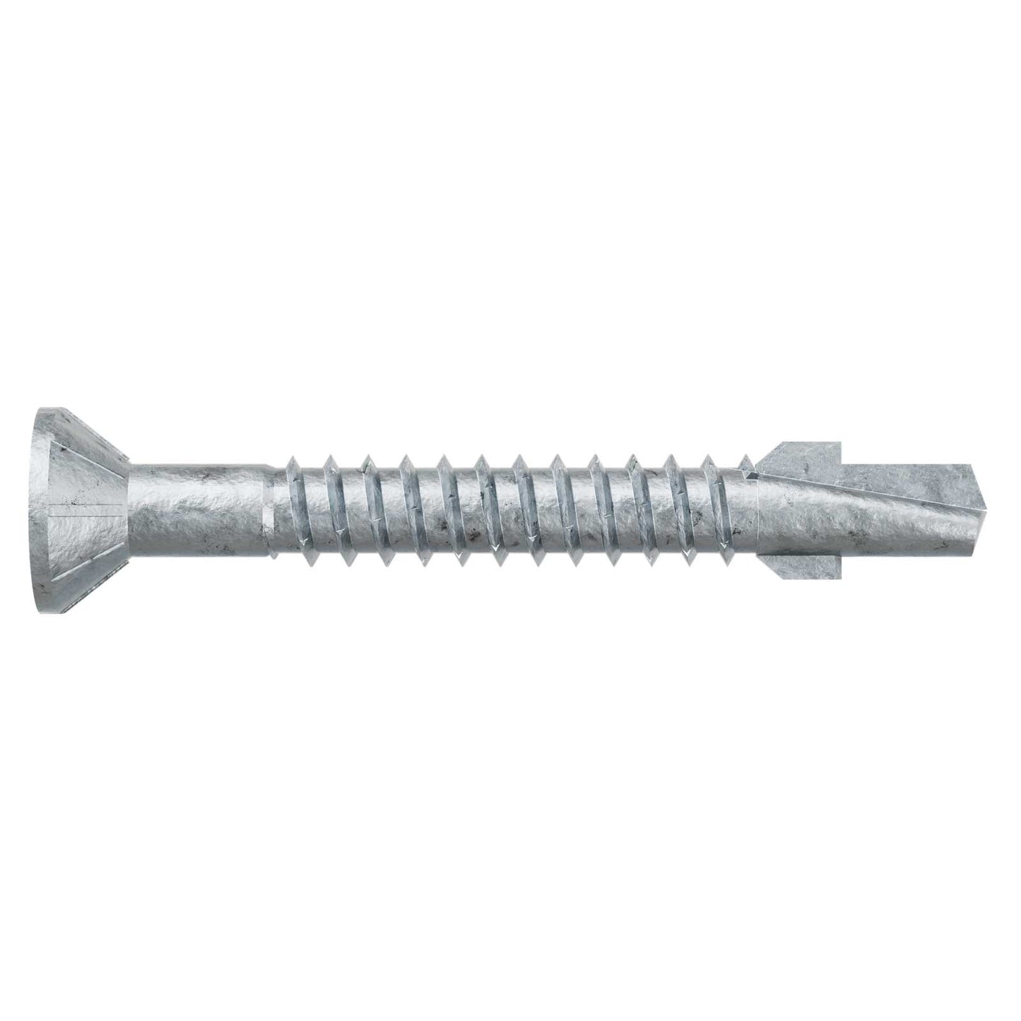 #12 x 1-3/4" Quik Drive TB Self-Drilling Wood-To-Steel Collated Screws, N2000 Galvanized, Pkg 1000