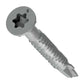 #12 x 1-3/4" Quik Drive TB Self-Drilling Wood-To-Steel Collated Screws, N2000 Galvanized, Pkg 1000