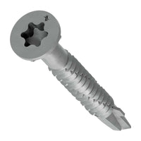 #12 x 1-3/4" Quik Drive TB Self-Drilling Wood-To-Steel Collated Screws, N2000 Galvanized, Pkg 1000
