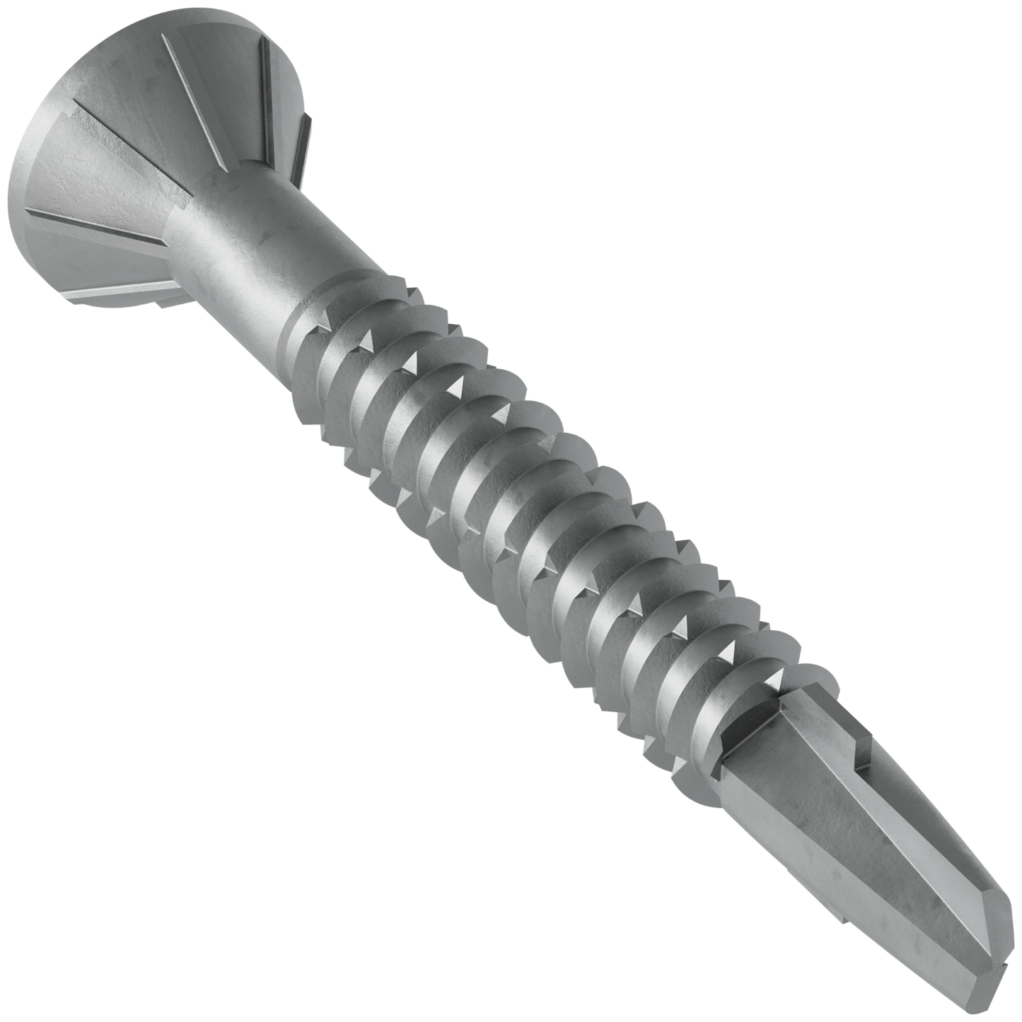 #12 x 1-3/4" Quik Drive TB Self-Drilling Wood-To-Steel Collated Screws, N2000 Galvanized, Pkg 1000