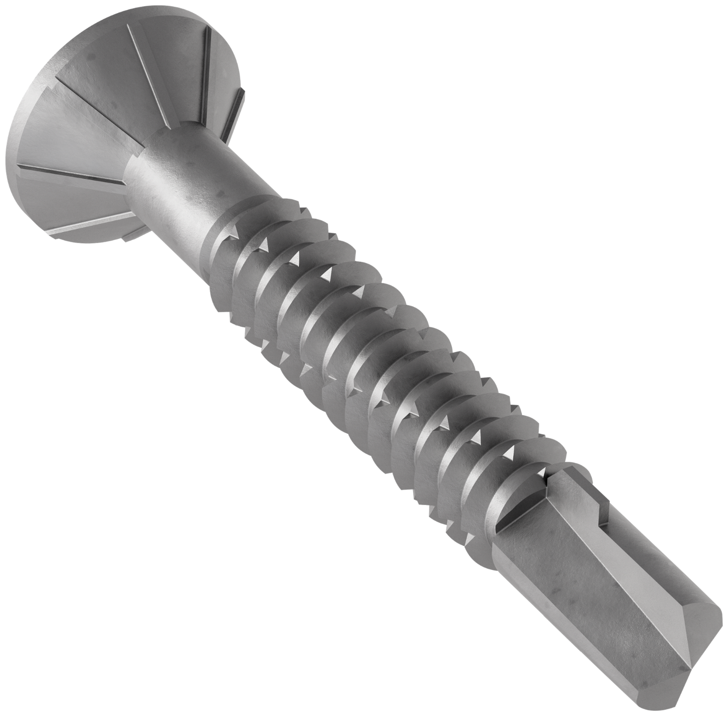 #14 x 1-3/4" Quik Drive TB Self-Drilling Wood-To-Steel Collated Screws, N2000 Galvanized, Pkg 1000