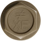 Brown hex head screw