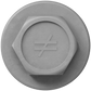 Gray concrete screw with a hex head on a white background