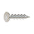 Flat Head Marine Screw with Teeth - 316 Stainless Steel - T10J100FXC shown