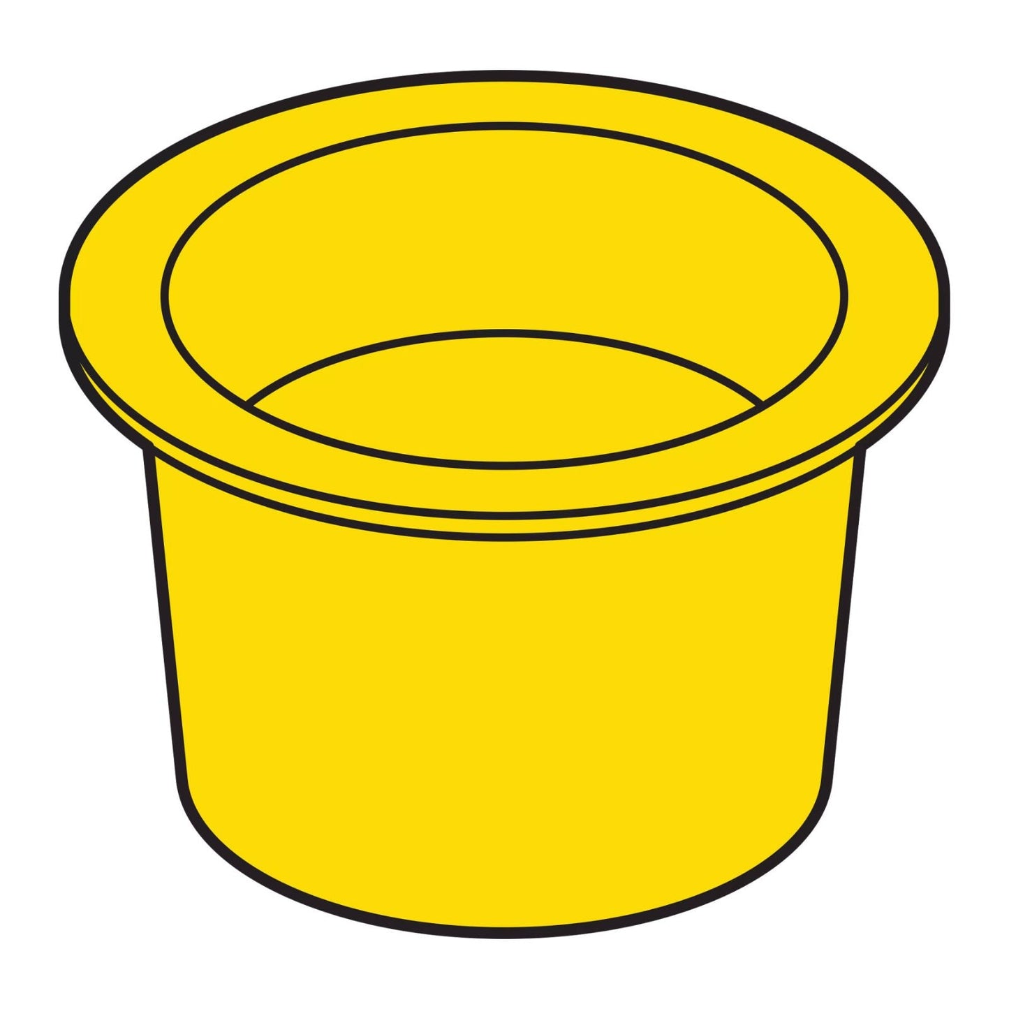 Simpson Strong-Tie Glued-In-Rod Adhesive Retaining Cap for 1/2" Rod - Yellow