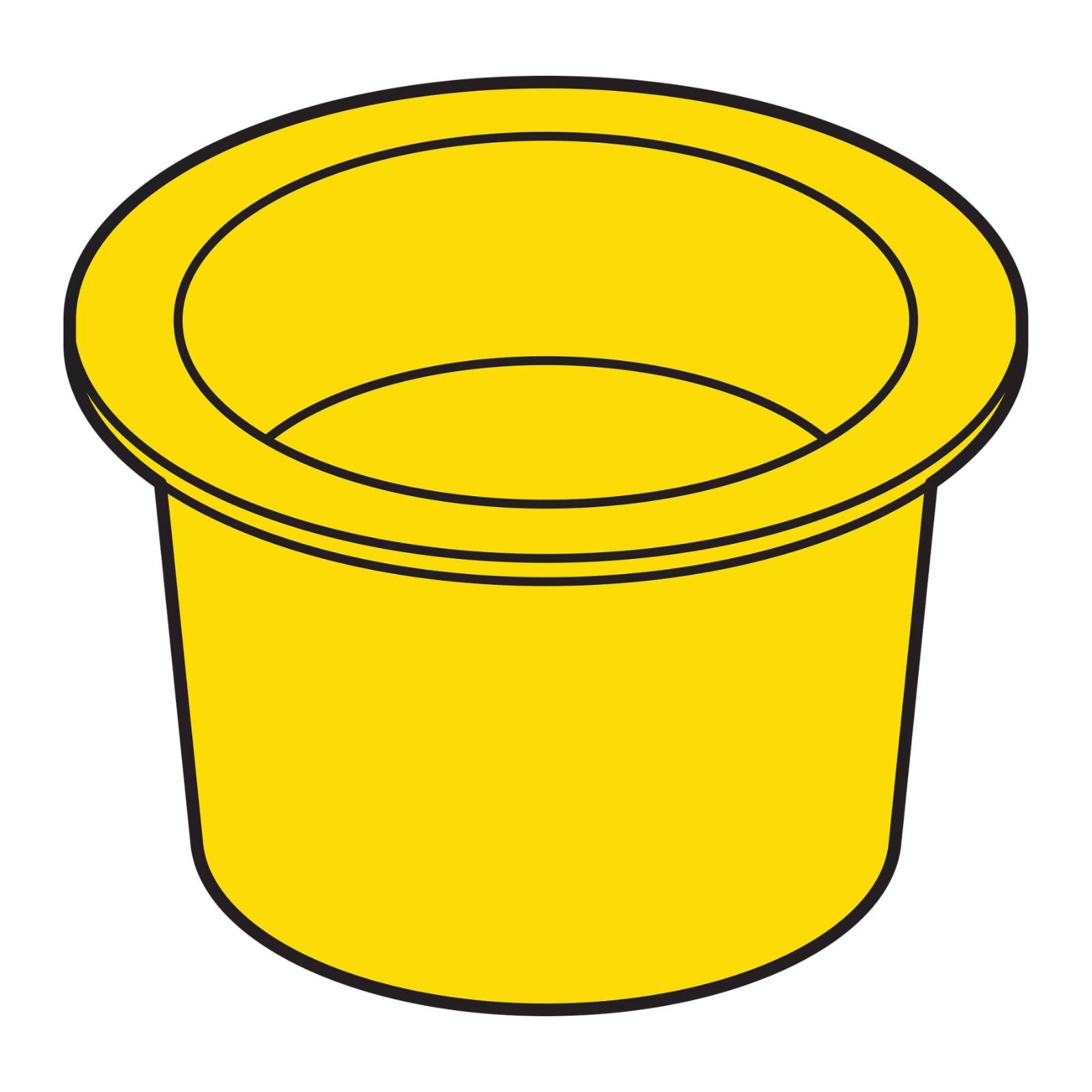 Simpson Strong-Tie Glued-In-Rod Adhesive Retaining Cap for 1/2" Rod - Yellow