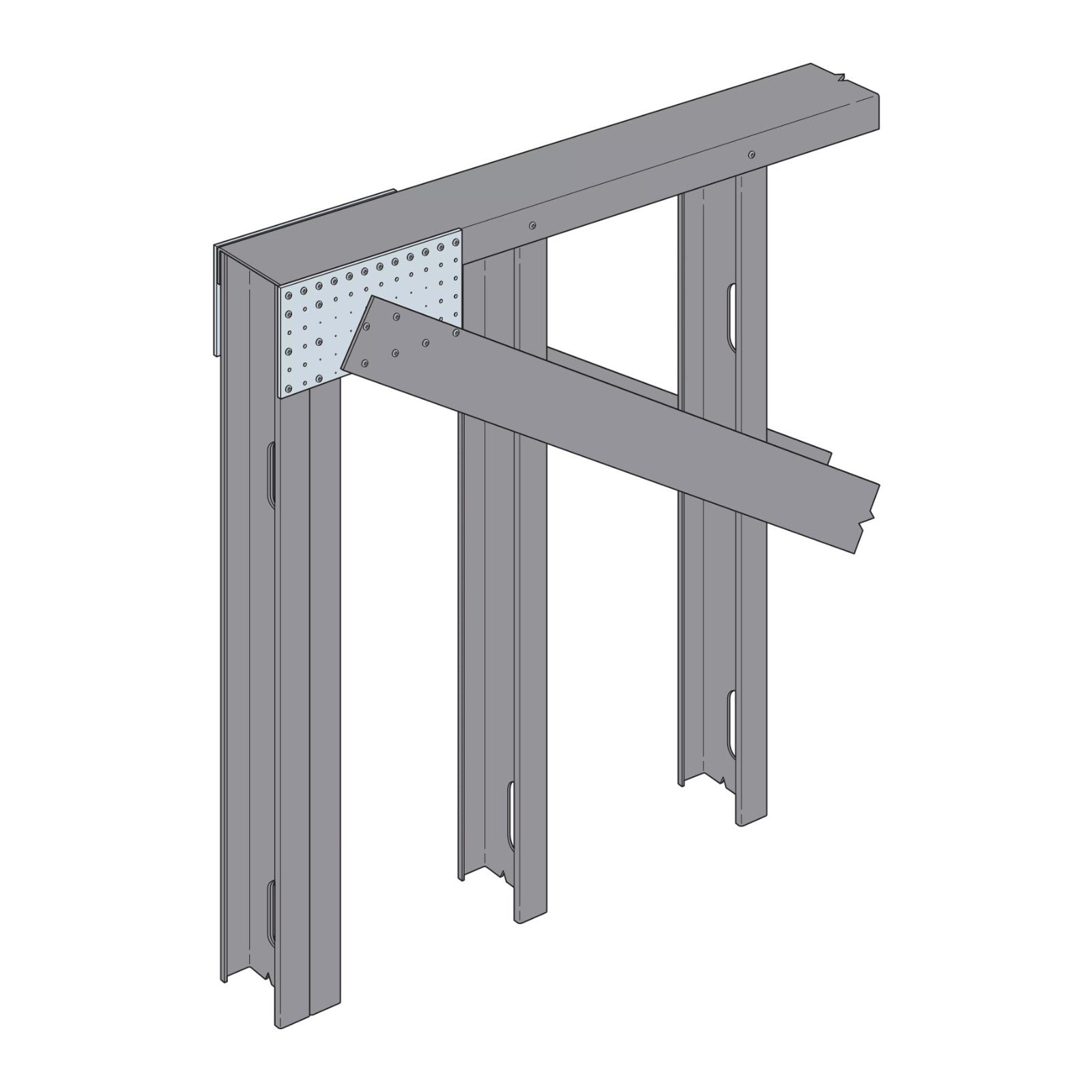 Simpson Strong-Tie GP Gusset Plate installation illustration