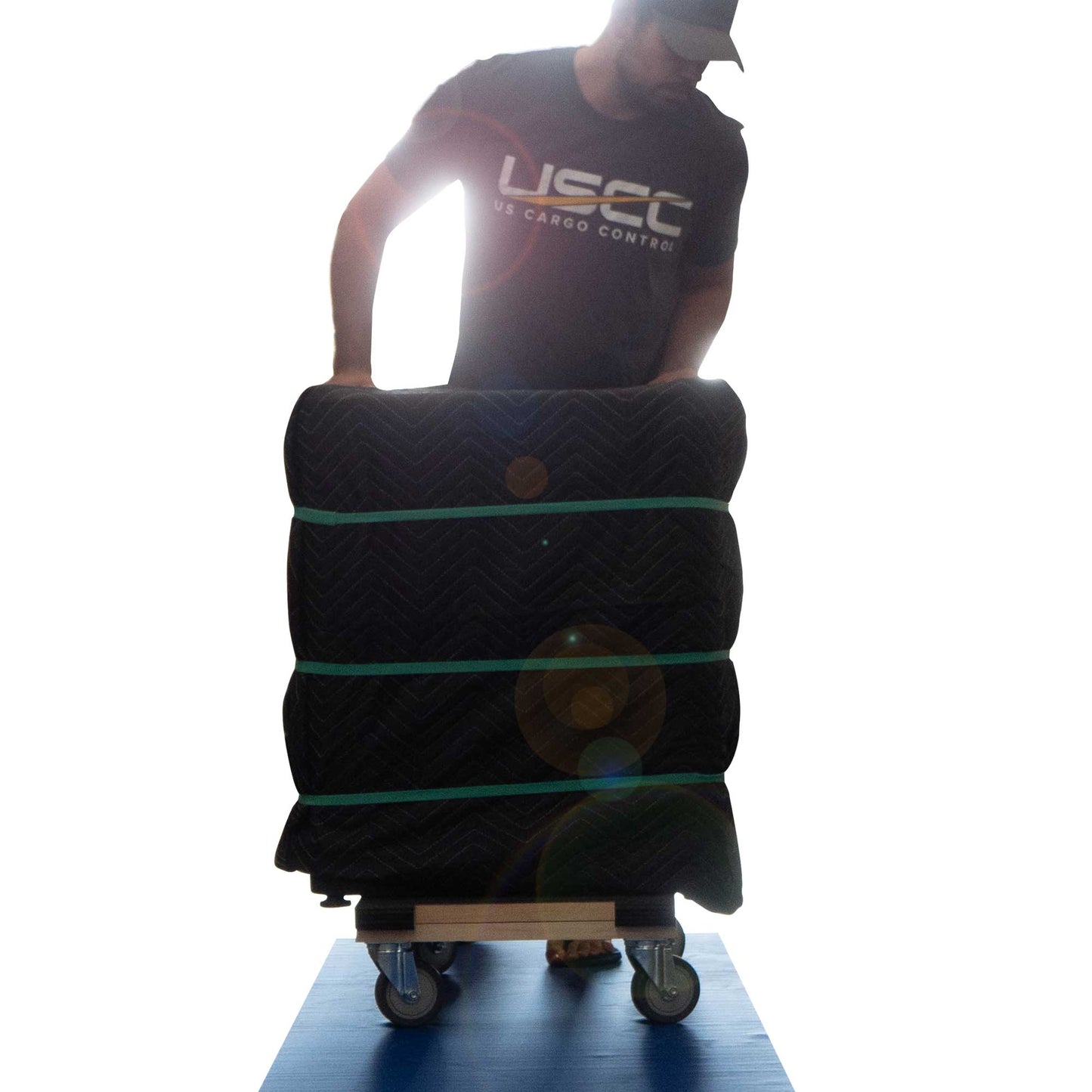 Heavy-Duty H-Style Moving Dolly with 4" Wheels | 18" x 30" Mover-Grade Transport